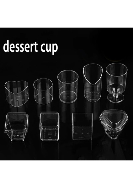 E 30 Adet 30 Adet Tek Kullanımlık Tatlı Bardak Plastik Meze Kaseler Shot Bardakları Catering Parti Tiramisu Doğum Günü Düğün Dondurma Fincan (Yurt Dışından) fırsatları