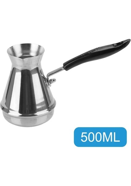 500ML Mutfak Gereçleri Avrupa Uzun Saplı Moka Pot Tereyağı Eritme Potası Kahve Eşyaları Türk Cezvesi Paslanmaz Çelik (Yurt Dışından)