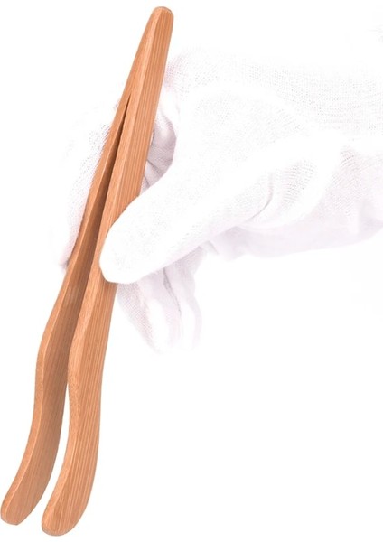 18X2.5X1CM 1 Adet Ahşap Gıda Klipleri Tost Maşası Tost Makinesi Pastırma Kelepçesi Şeker Buzlu Çay Maşası Salata Mutfak Kırpma Aracı (Yurt Dışından)