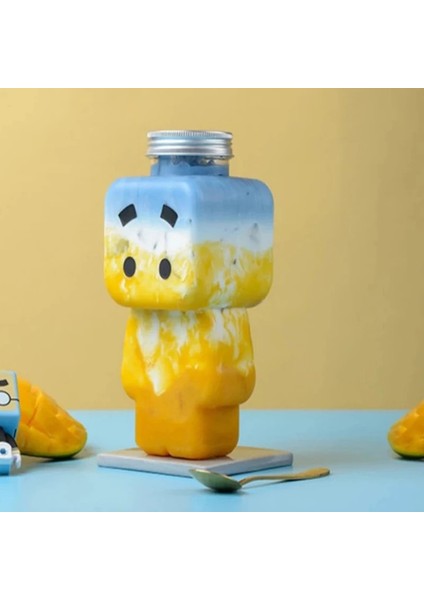 Kapak Hiçbir Delik 10 Adet 20/10 Adet Karikatür Yaratıcı Içecek Şişesi Süt Çay Bardağı Plastik Meyve Suyu Şişesi Kabarcık Suyu Çay Şişesi Noel Dekor Parti Dekoru (Yurt Dışından) modelleri