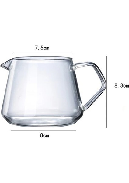 400 ml 400 ML-600 ml Cam Kahve Paylaşımı Pot Kahve Sunucusu Dekantör Dökün Ev Bira Bardağı El Yapımı Kahve Makinesi Buz Damla Su Isıtıcısı (Yurt Dışından)