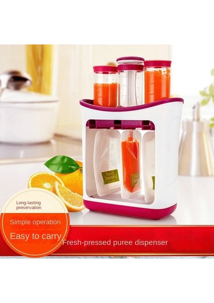 Kaşık 1 Adet Sıkıştırılmış Gıda Istasyonu Ev Yapımı Bebek Maması Dağıtıcı Çanta Gıda Makinesi Seti Depolama Paketleme Makinesi Meyve Suyu Püresi Paketi Besleme Torbaları (Yurt Dışından) fiyatları