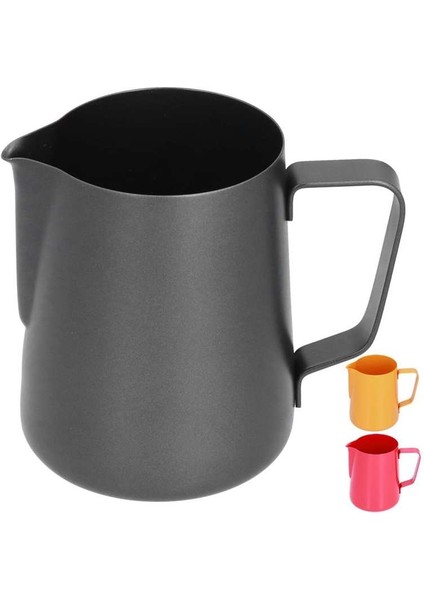 Turuncu 400 ml 600 ml Paslanmaz Çelik Süt Kahve Kavanoz Köpürtme Sürahi Süt Kahve Köpürtme Sürahisi Mutfak Kahve Malzemeleri Için Sivri Borulu (Yurt Dışından)