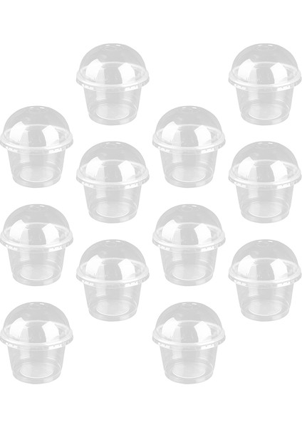 Gösterildiği Gibi Bardaklar Bardak Plastik Tatlı Şeffaf Kapaklar Tek Kullanımlık Mini Parfe Meze Kasesi Kutusu Puding Kek Kutuları Salata Kapları Yemek Kaseleri (Yurt Dışından)