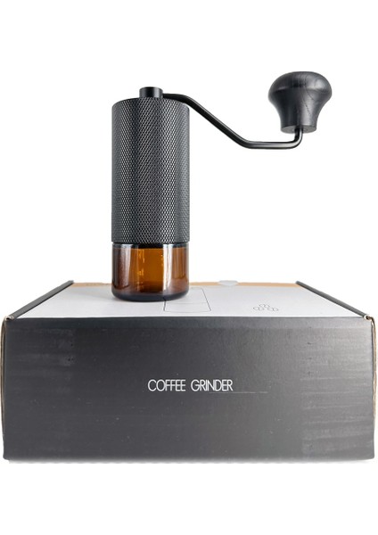 Resim Olarak Manuel Kahve Öğütücü Paslanmaz Çelik Çekirdek Ayarlanabilir Sap Cnc ile Ham Kenar Kahve Çekirdeği Öğütücü Ev Ofisler Için Geçerli (Yurt Dışından)