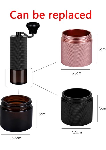 Resim Olarak Manuel Kahve Öğütücü Paslanmaz Çelik Çekirdek Ayarlanabilir Sap Cnc ile Ham Kenar Kahve Çekirdeği Öğütücü Ev Ofisler Için Geçerli (Yurt Dışından) modelleri
