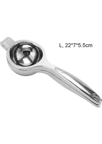 Standart L Gümüş Ev Meyve Limon Manuel Sıkacağı Narenciye Portakal El Sıkacağı Pres Makinesi Paslanmaz Çelik Dayanıklı Mutfak Aracı (Yurt Dışından)