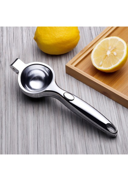 Standart L Gümüş Ev Meyve Limon Manuel Sıkacağı Narenciye Portakal El Sıkacağı Pres Makinesi Paslanmaz Çelik Dayanıklı Mutfak Aracı (Yurt Dışından) fiyatları