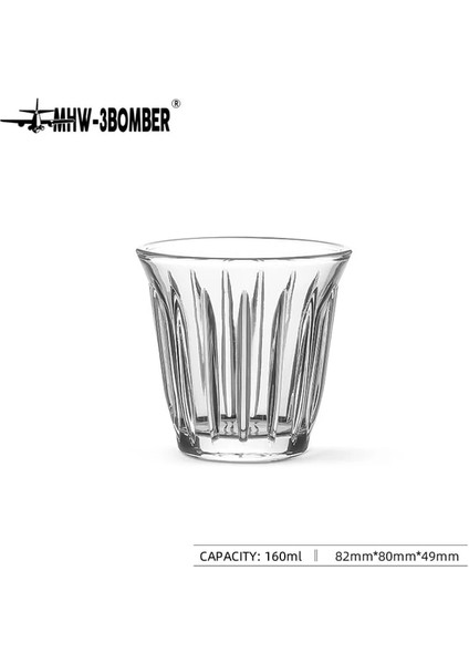 160 ml Mhw-3bomber Wright Fincan Kahve Bardağı Haşlanma Önleyici Çeşitli Kapasiteler Barista Araçları Aksesuarları Latte Cappucciono Espresso Kupa (Yurt Dışından)