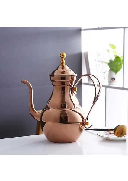 Gül Altın Paslanmaz Çelik Malzeme 2 Renk Dar Çaydanlık Otel Uzun Ağızlı Çaydanlık Çaydanlık Filtre Örgü Kahve Demlikleri ile Seçin (Yurt Dışından) fiyatları