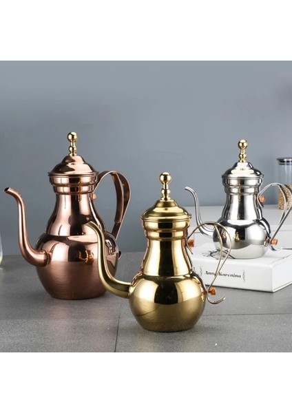 Gül Altın Paslanmaz Çelik Malzeme 2 Renk Dar Çaydanlık Otel Uzun Ağızlı Çaydanlık Çaydanlık Filtre Örgü Kahve Demlikleri ile Seçin (Yurt Dışından) indirimleri