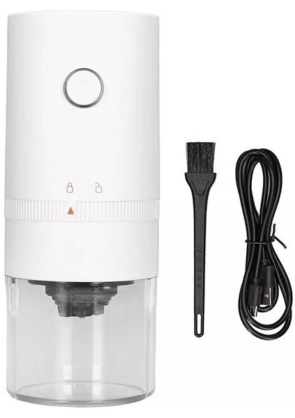 1 Adet Kahve Değirmeni Tıpı C USB Şarj Profesyonel Seramik Taşlama Çekirdek Kahve Çekirdekleri Değirmeni Öğütücü Yeni Yükseltme Taşınabilir Elektrikli (Yurt Dışından)