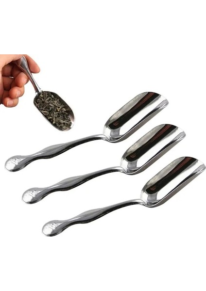 3 Adet Paslanmaz Çelik Kahve Kürek Kahve Çekirdekleri Çanta Çay Kaşığı Kahve Kürek Çay Kürek Kepçe Çay Aksesuarları (Yurt Dışından)
