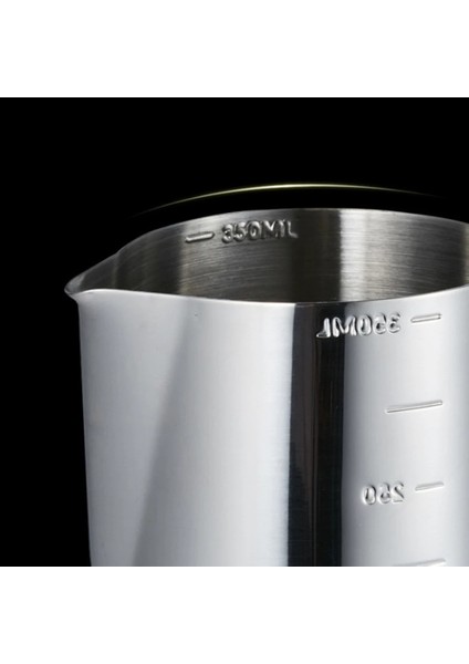 350ML 350ML Paslanmaz Çelik Kahve Süt Köpürtme Sürahi Frother Sürahi Ölçüm Fincan Espresso Cappuccino Latte Sanat Buharda Pişirme Sürahi (Yurt Dışından) modelleri