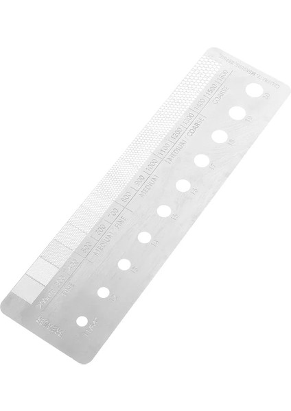 Gösterildiği Gibi 16.5x4.3cm Pro Tools Cetvel Pratik Kahve Öğütme Boyutu Taşlama Ölçüsü Ölçme Terazisi Kaynağı Paslanmaz Çelik Fasulye Öğütücü Aksesuarı (Yurt Dışından)
