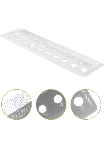 Gösterildiği Gibi 16.5x4.3cm Pro Tools Cetvel Pratik Kahve Öğütme Boyutu Taşlama Ölçüsü Ölçme Terazisi Kaynağı Paslanmaz Çelik Fasulye Öğütücü Aksesuarı (Yurt Dışından) fırsatları