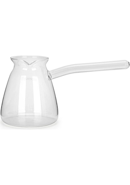 650 ml Isıya Dayanıklı Cam Türk Cezve 500/650 ml Türk Manuel Kahve Makinesi Şeffaf Espresso Kahve Su Isıtıcısı Makinesi Çay (Yurt Dışından)