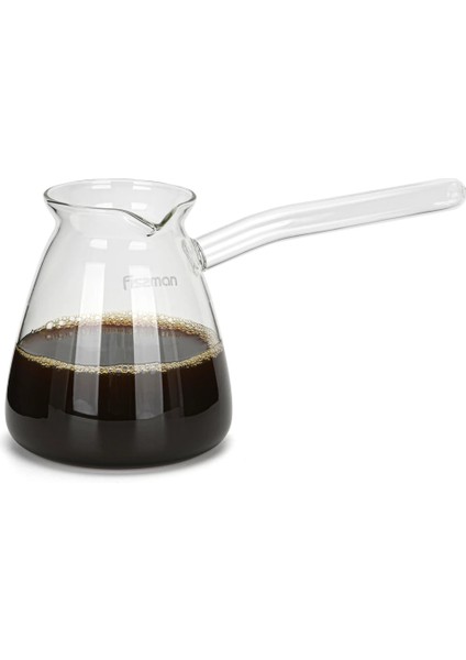 650 ml Isıya Dayanıklı Cam Türk Cezve 500/650 ml Türk Manuel Kahve Makinesi Şeffaf Espresso Kahve Su Isıtıcısı Makinesi Çay (Yurt Dışından)