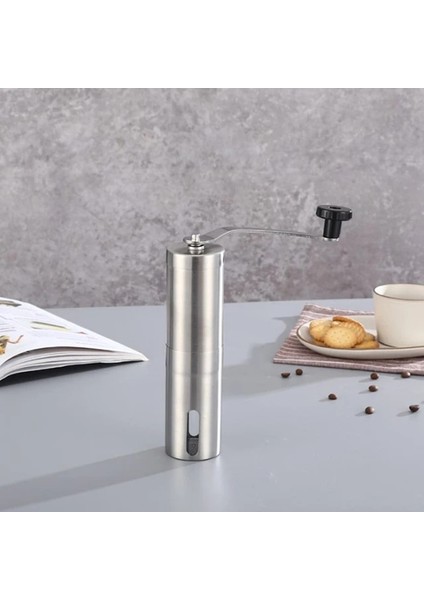 HIGH18.8CM Manuel Kahve Değirmeni Mini Paslanmaz Çelik El El Yapımı Kahve Çekirdeği Öğütücüler Değirmen Köpürtücü Mutfak Aracı Kahve Aksesuarları (Yurt Dışından)