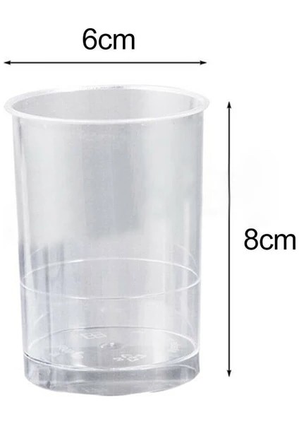 Temizle 10/20 Adet 100 ml Tek Kullanımlık Tatlı Bardağı Plastik Tatlı Dondurma Fincan Ev Noel Düğün Festivali Parti Verilen Gıda Kabı (Yurt Dışından) fiyatları