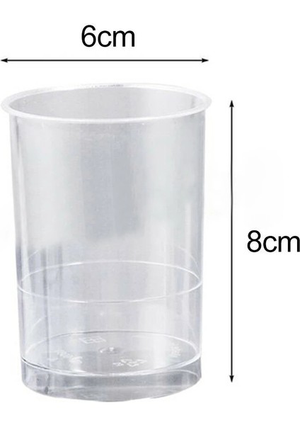 Temizle 10/20 Adet 100 ml Tek Kullanımlık Tatlı Bardağı Plastik Tatlı Dondurma Fincan Ev Noel Düğün Festivali Parti Verilen Gıda Kabı (Yurt Dışından) modelleri