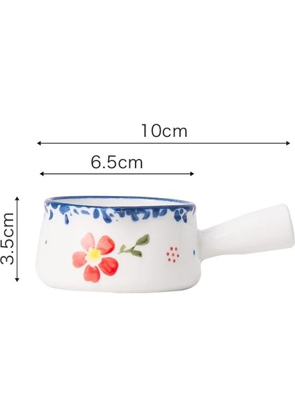 F Seramik Süt Sürahileri Kreması Kulplu Fincan Japon Süt Köpürtme Kahve Şekerlik Reçel Kase Baharat Sos Tabağı Mutfak Tencere (Yurt Dışından)