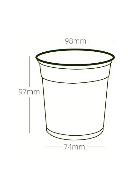 Etiket 4 50 Adet 50/set Net Kırmızı Tek Kullanımlık 98 Kalibre Pet Soğuk Içecek Bardağı 360 ML/500 ml Buz Kahve Fincanı Kabarcık Çay Bardağı Dondurma Tatlı Kapaklı Bardak (Yurt Dışından)