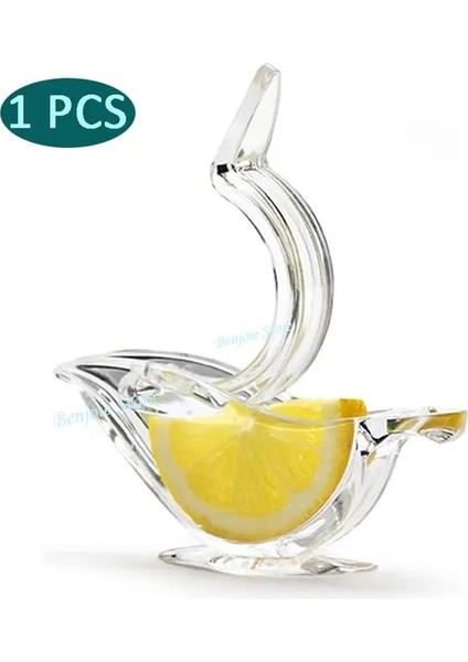 1 Adet Manuel Limon Sıkacağı Akrilik Limon Dilim Sıkacağı Taşınabilir Şeffaf Meyve Sıkacağı El Sıkacağı Portakal Kireç Limon Mutfak Gereçleri (Yurt Dışından)