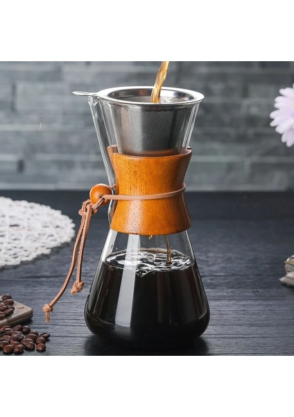 Set Isıya Dayanıklı Cam Cezve Dayanıklı Kahve Su Isıtıcısı Yeniden Kullanılabilir Paslanmaz Çelik Damla Filtre Kahve Makinesi Pratik Coffeeware (Yurt Dışından) modelleri