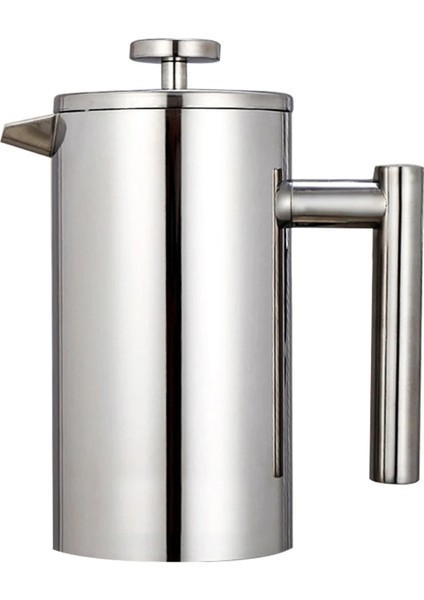 1000ML 1000ML Kahve Makinesi Paslanmaz Çelik Espresso French Press Kahve Makinesi 350/800 ml Çift Duvar Yalıtımlı Kahve Çay Makinesi Pot (Yurt Dışından) indirimleri