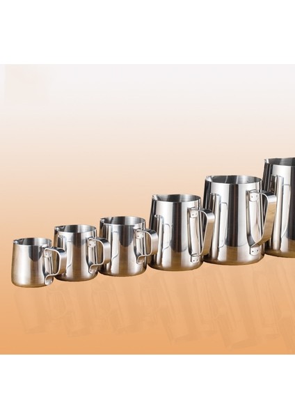 150ML Paslanmaz Çelik Süt Köpürtme Sürahisi Espresso Kahve Barista Craft Latte Cappuccino Süt Kreması Fincan Köpürtme Sürahisi Sürahi (Yurt Dışından) fırsatları