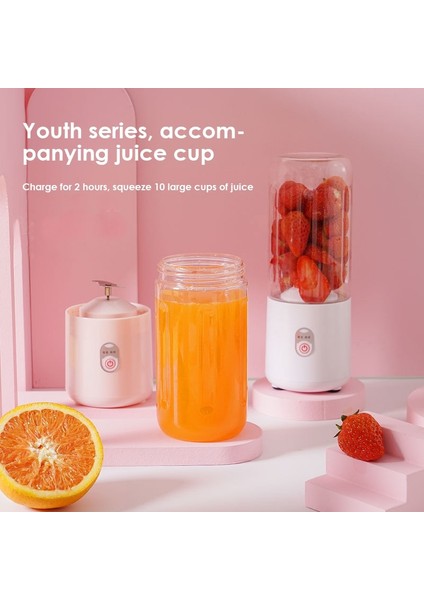 Manuel 1 Adet 500 ml Mini Meyve Sıkacağı Taşınabilir El USB Elektrikli Çift Kesici Kafa Meyve Suyu Fincan Yemek Işlemci Mikser Mutfak Malzemeleri (Yurt Dışından) modelleri