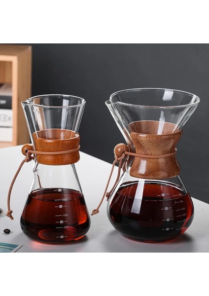 600ML Üzerine Dökün 800ML/600ML/400ML Kahve Makinesi Yeniden Kullanılabilir Paslanmaz Çelik Kalıcı Filtre Manuel Kahve Damlatıcı ile Gerçek Ahşap Kol (Yurt Dışından) fiyatları