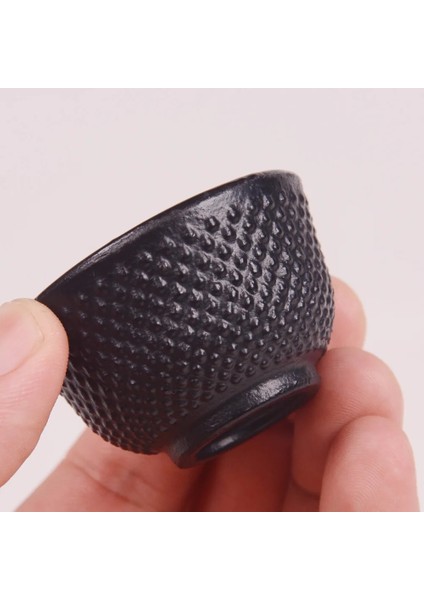 4 Parça Hakiki Japon Dökme Demir Çay Fincanı Seti Çay Bardağı Bardak Drinkware 35 ml Çin El Yapımı Kung Fu Kahve Servis Araçları Üst Sınıf (Yurt Dışından)