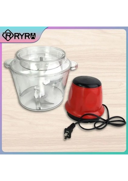 Kırmızı 2l 2l Pişirme Makinesi Güçlü Ev Mikser Elektrikli Kıyma Kıyılmış Sarımsak Sebze Mutfak Et Dilimleme Makinesi 1 Adet (Yurt Dışından) fiyatları