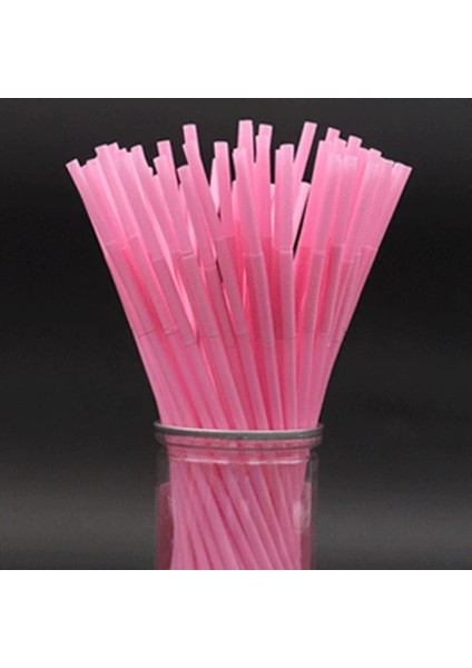 Haki 100 Adet 23CM 100 Parça Payet 260MM Renk Siyah Beyaz Uzun Esnek Düğün Parti Malzemeleri Plastik Pipetler Mutfak Aksesuarları (Yurt Dışından)