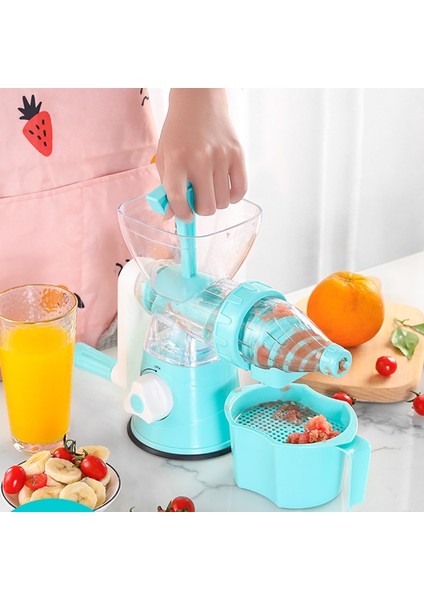 Yükseltilmiş Yeşil Manuel Plastik Meyve Sıkacağı Posa Kabı Çıkarıcı Filtre Portabl Burgu Sıkacağı Portakal Limon Domates Liquidificador Mutfak Gadget'ı (Yurt Dışından) fiyatları