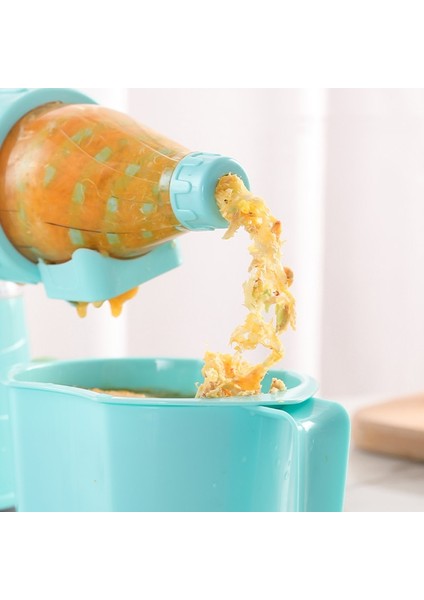 Yükseltilmiş Yeşil Manuel Plastik Meyve Sıkacağı Posa Kabı Çıkarıcı Filtre Portabl Burgu Sıkacağı Portakal Limon Domates Liquidificador Mutfak Gadget'ı (Yurt Dışından) modelleri