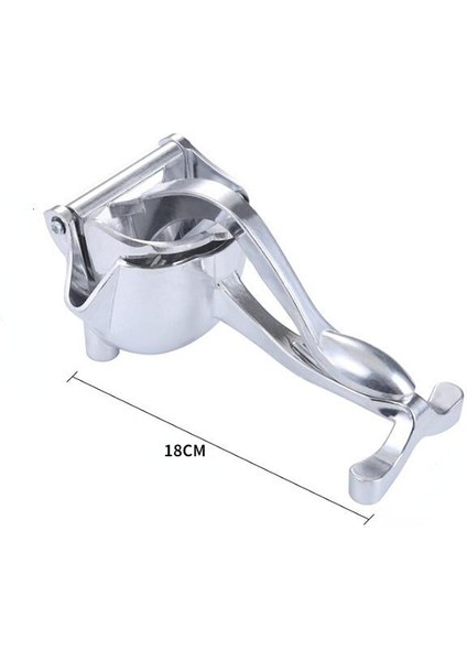 18 cm Dıy Meyve Sıkacağı Manuel Paslanmaz Çelik Mini Narenciye Sıkacağı Portakal Limon Meyve Sıkacağı Öğütücü Mutfak Gadget Suyu Aracı WJ11048 (Yurt Dışından)