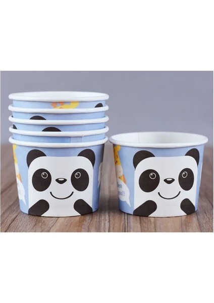 Sadece Cup1 7CM50PCS 50PCS Kağıt Bardaklar Doğum Günü Partisi Şekeri Tatlı Kapaklı Bardak Yüksek Kaliteli Karikatür Dondurma Kasesi 200ML Küçük Yuvarlak Tek Kullanımlık (Yurt Dışından)