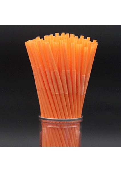 Gümüş 100 Adet 23CM 100 Adet Payet 260MM Renk Siyah Beyaz Uzun Esnek Düğün Parti Malzemeleri Plastik Pipetler Mutfak Aksesuarları (Yurt Dışından)