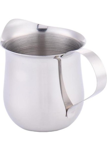 150 ml Paslanmaz Çelik Süt Bardağı 90/150/240 ml Davul Şeklinde Köpürtme Sürahi Kahve Dükkanı Küçük Süt Yoğunlaştırılmış Krem Süt Kupa Latte Sanat Sürahi (Yurt Dışından)