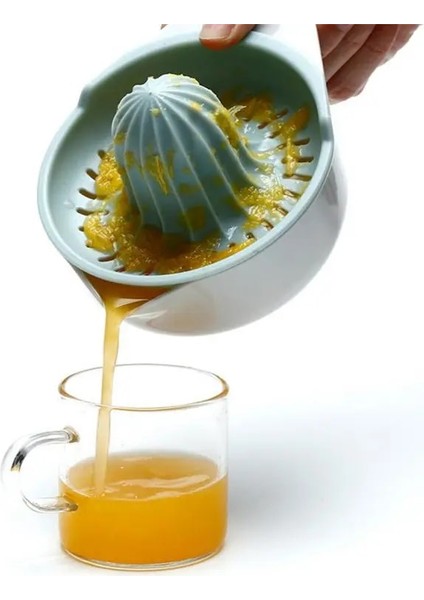 Mavi Manuel Taşınabilir Narenciye Sıkacağı Mutfak Gereçleri Plastik Portakal Limon Sıkacağı Çok Fonksiyonlu Meyve Sıkacağı Makinesi Mutfak Aksesuarları (Yurt Dışından) fırsatları