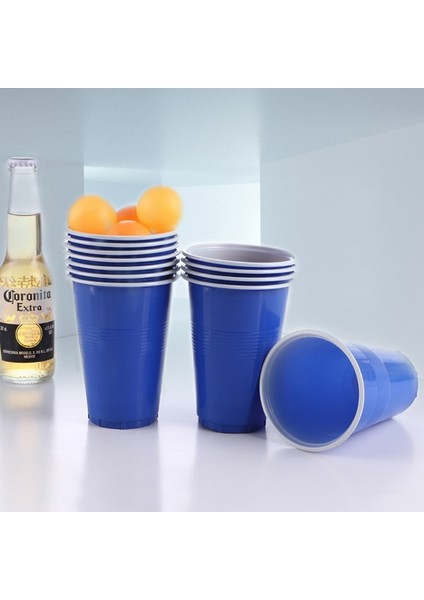 Set C-12CUPS 8 Top 12/24 Bardak Bira Pong Seti Içme Bardağı Masa Oyunu Ev Partisi Plastik Bardaklar Yeniden Kullanılabilir Kırmızı Bardaklar Toss Masa Oyunları Parti Bar Malzemeleri (Yurt Dışından)