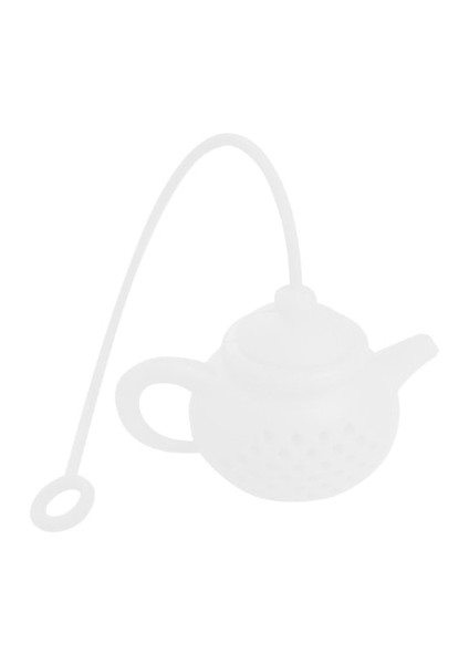 Beyaz Silikon Çay Makinesi Çay Dolum Cihazı Yeniden Kullanılabilir Filtre Çaydanlık Aksesuarları Çay Poşetleri Filtre Yaprakları Difüzyon Çay Takımları Mutfak Aletleri (Yurt Dışından)