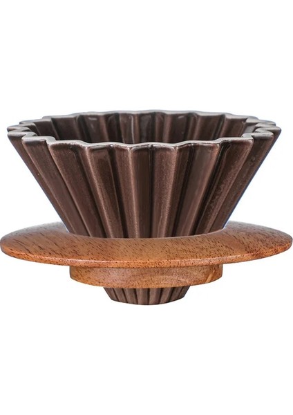 Kahve Seti 500ML 01 Seramik El Yapımı Origami Filtre Bardağı, El Yapımı Kahve Filtre Bardağı, V60 Huni Damla Kek Bardağı, Çoklu Renkler Mevcuttur (Yurt Dışından)