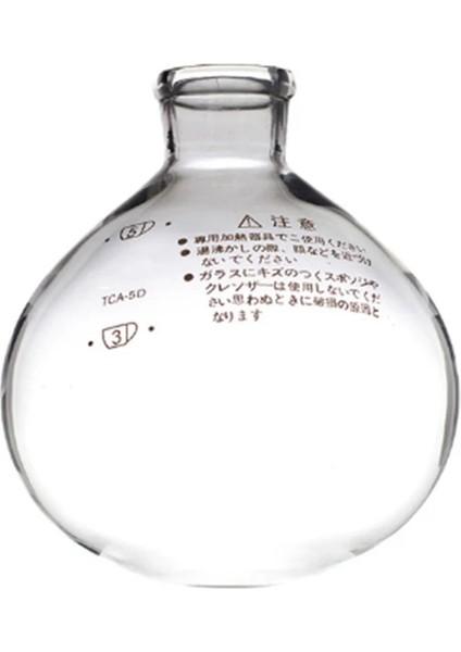 Floresan Sarı Kahve Sifonu Pot Aksesuarları Tca-3/5cup Yüksek Kaliteli Cam Sifon Vakum Pot Kahve Makinesi Parçaları Değiştirin (B) (Yurt Dışından)