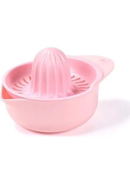 Pembe Manuel Taşınabilir Narenciye Sıkacağı Mutfak Gereçleri Plastik Portakal Limon Sıkacağı Çok Fonksiyonlu Meyve Sıkacağı Makinesi Mutfak Aksesuarları (Yurt Dışından)