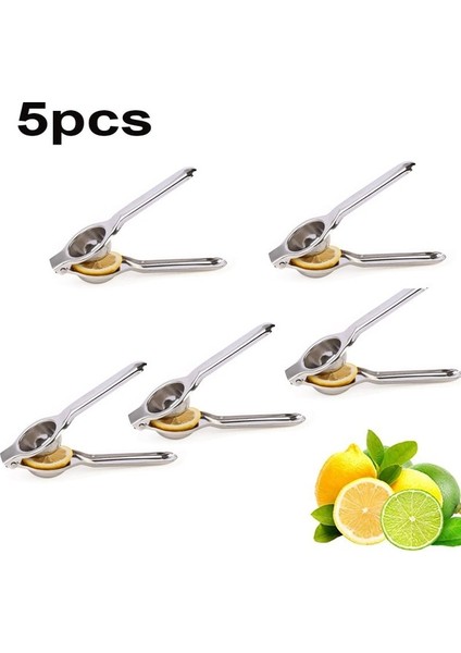 Lemon5 Pc Limon Sıkacağı Paslanmaz Çelik Manuel Narenciye Limon Sıkacağı Kireç Sıkacağı Basın Narenciye Sıkacakları El Sıkacağı Mutfak Aksesuarları (Yurt Dışından)
