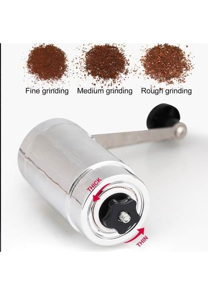 Pembe El Kahve Değirmeni Manuel Kahve Taşınabilir Öğütücü Ayarlanabilir Seramik Kahve Çekirdeği Değirmeni Paslanmaz Çelik Mutfak Değirmenleri Araçları (Yurt Dışından) fırsatları